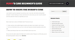 Desktop Screenshot of howtocube.com