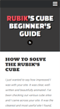 Mobile Screenshot of howtocube.com